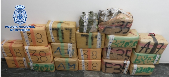 Detenidos en Lanzarote con 542 kilos de hachís
