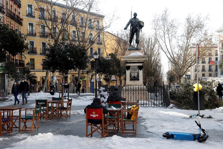 El frío polar da sus últimos coletazos
