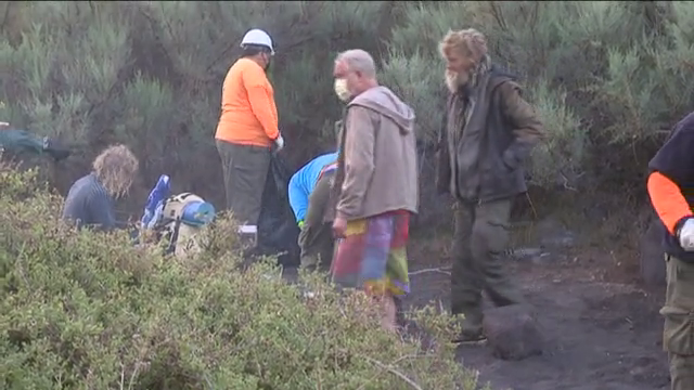 Desalojan a 20 personas que ocupaban un espacio natural protegido en Valle Gran Rey
