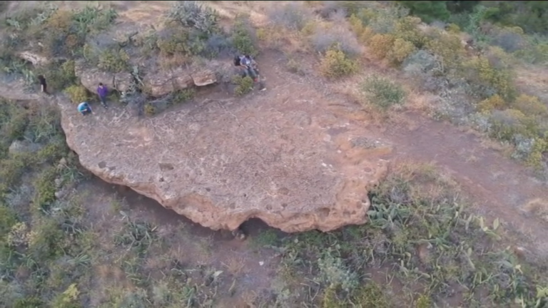 Denuncian destrozos en el yacimiento de Lomo Muerto en Puntagorda