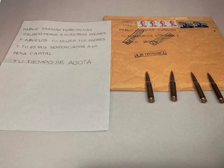 Iglesias denuncia que las amenazas recibidas por él, Marlaska y María Gámez son un ataque a la democracia