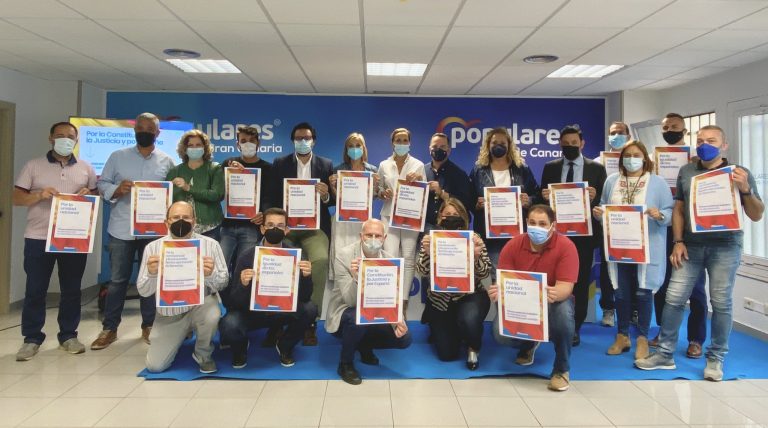 El PP recoge firmas en Canarias contra el indulto a los presos del «procés»