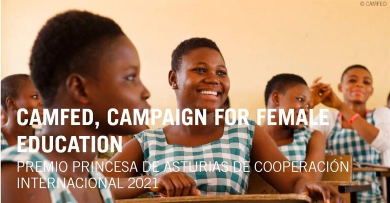 La Campaña por la Educación Femenina en África, premio Princesa de Cooperación 2021
