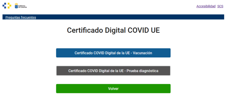 Canarias estrena el certificado covid para acceder a establecimientos