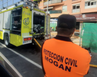 Una explosión destroza una cafetería en Arguineguín (Mogán)