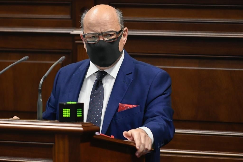 El portavoz del Grupo Nacionalista Canario, José Miguel Barragán.