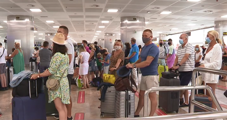 Canarias recibió 2,3 millones de turistas internacionales hasta septiembre, un 28,5% menos que en 2020