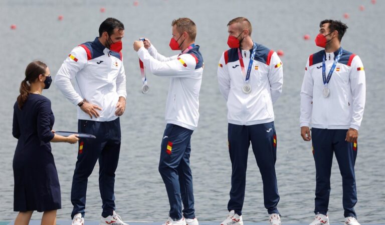 El cuartero español se cuelga la plata olímpica en la final del K4 500