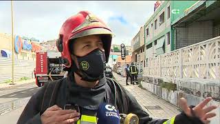 Incendio en una nave abandonada en el polígono industrial de Las Torres | TN1 08/03/21