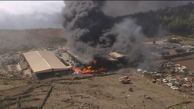 Se cumple un año del mayor incendio industrial de la isla de El Hierro