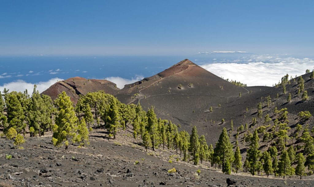 Ruta de los Volcanes, en La Palma