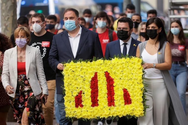 Día Nacional de Cataluña: Aragonès llama a sumar «amplias mayorías» para lograr la «república catalana»