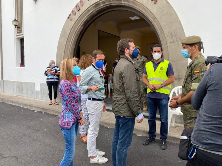 Casado pide «unidad de acción» ante la situación de emergencia de La Palma