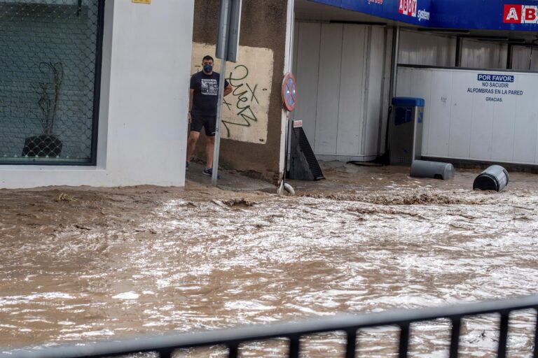 La DANA deja lluvias intensas y daños en el centro y este peninsular