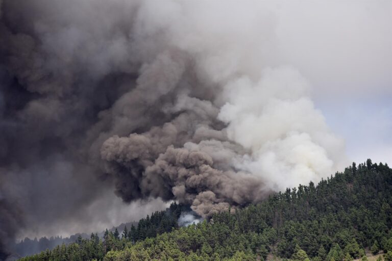 El volcán de La Palma ha emitido entre 6.000 y 9.000 Tm de dióxido de azufre