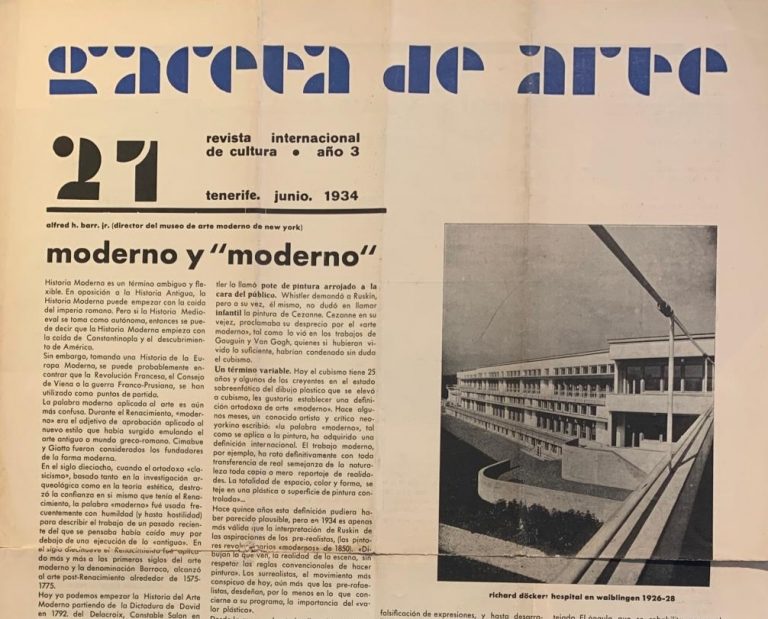Gaceta de Arte encuentra su sitio en la nueva colección permanente del Museo Reina Sofía