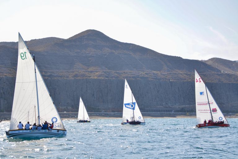 Todo preparado para la final de botes de Vela Latina en el Aguas de Teror