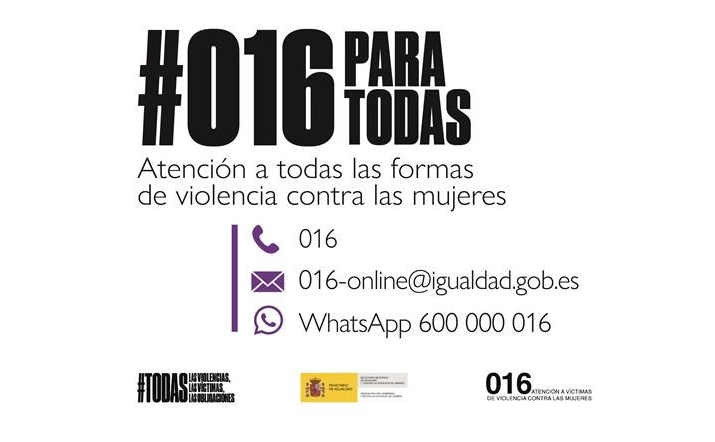 Las llamadas al 016 en Canarias en junio aumentaron un 11% respecto a 2021