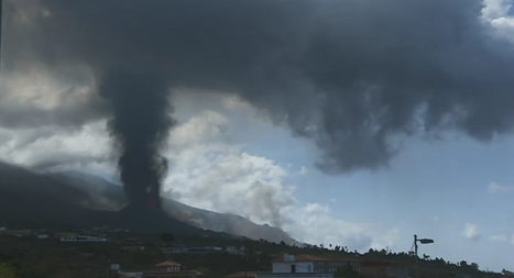 El cambio de viento empeora la calidad del aire en La Palma