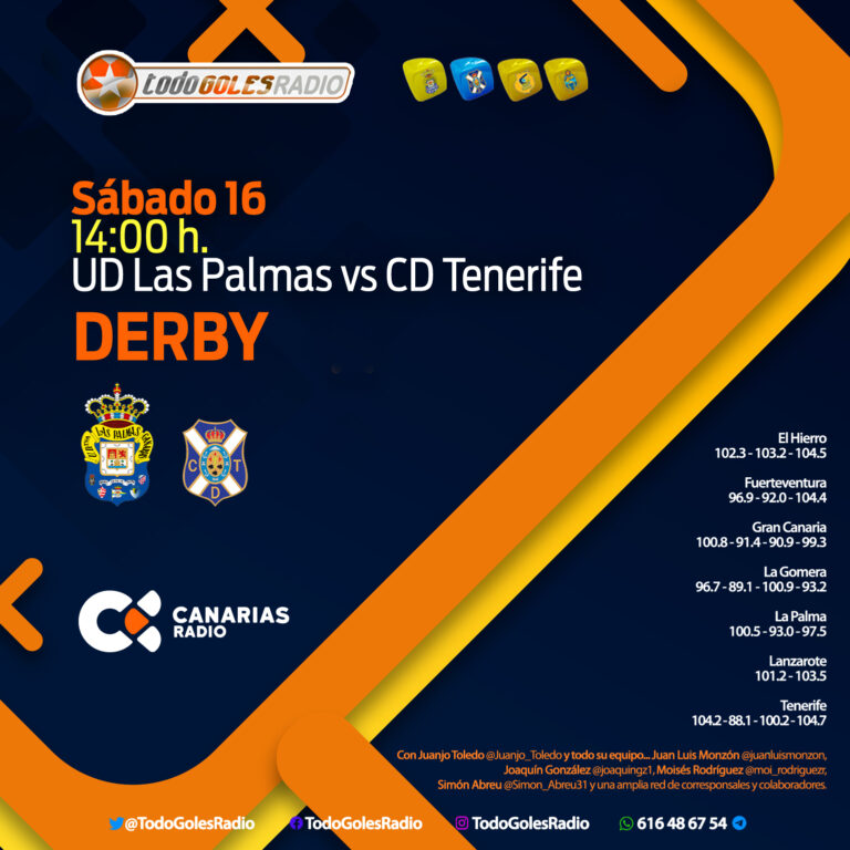 Canarias Radio se vuelca con el derbi 2021