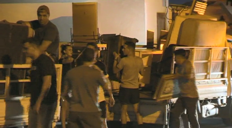 El final de 31 noches sin dormir: Evacuados en los últimos metros de la colada