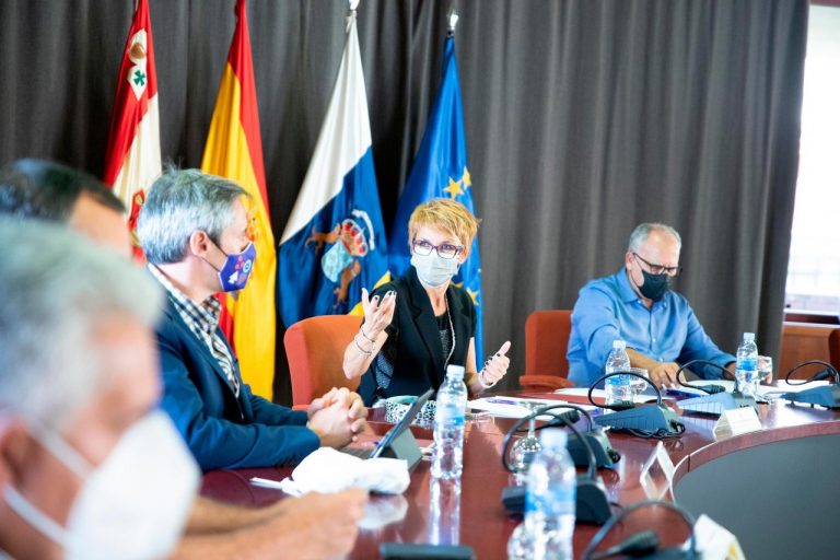 Máñez hace balance en La Gomera del convenio para una isla 100% sostenible