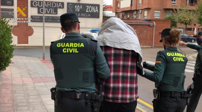 Prisión provisional comunicada sin fianza para el detenido de Lardero