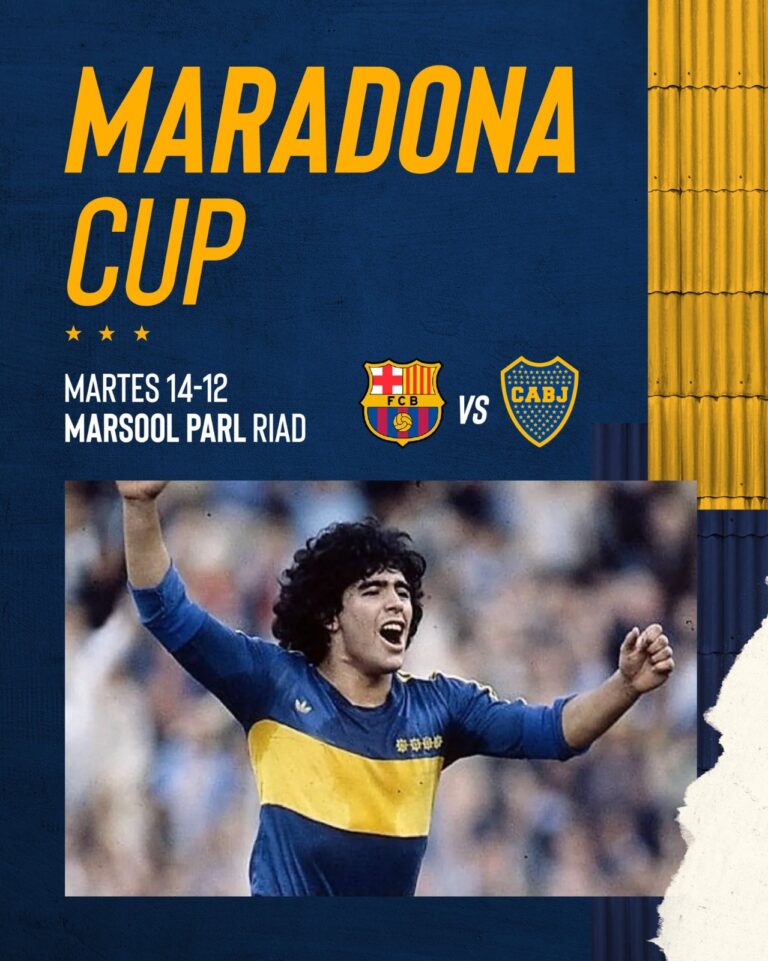 Barcelona y Boca Juniors jugarán la Copa Maradona el 14 de diciembre