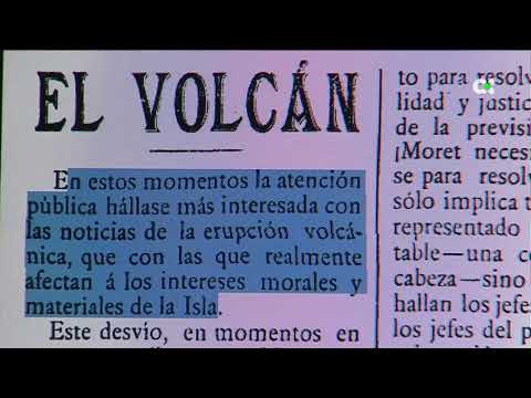 Así trató los medios de comunicación los volcanes del siglo pasado en Canarias
