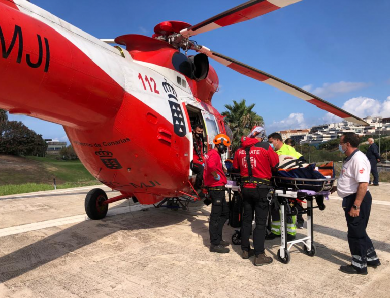 Herido grave un espectador del Rally Islas Canarias tras caer por una ladera en Valleseco
