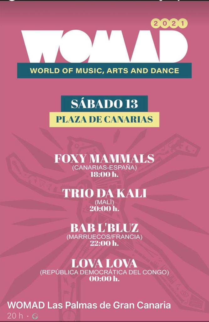 Festival WOMAD en la Plaza de Canarias