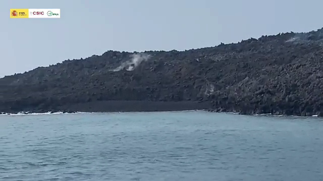 El Volcán Tajogaite creó 34 playas «de forma repentina» en la erupción
