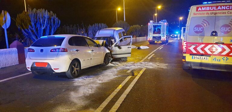 Dos fallecidos en un accidente de tráfico en Telde