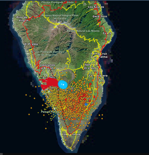 Continúa la baja sismicidad en La Palma con 29 terremotos