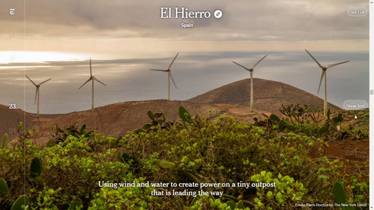 El New York Times sitúa a El Hierro como un lugar imprescindible para visitar