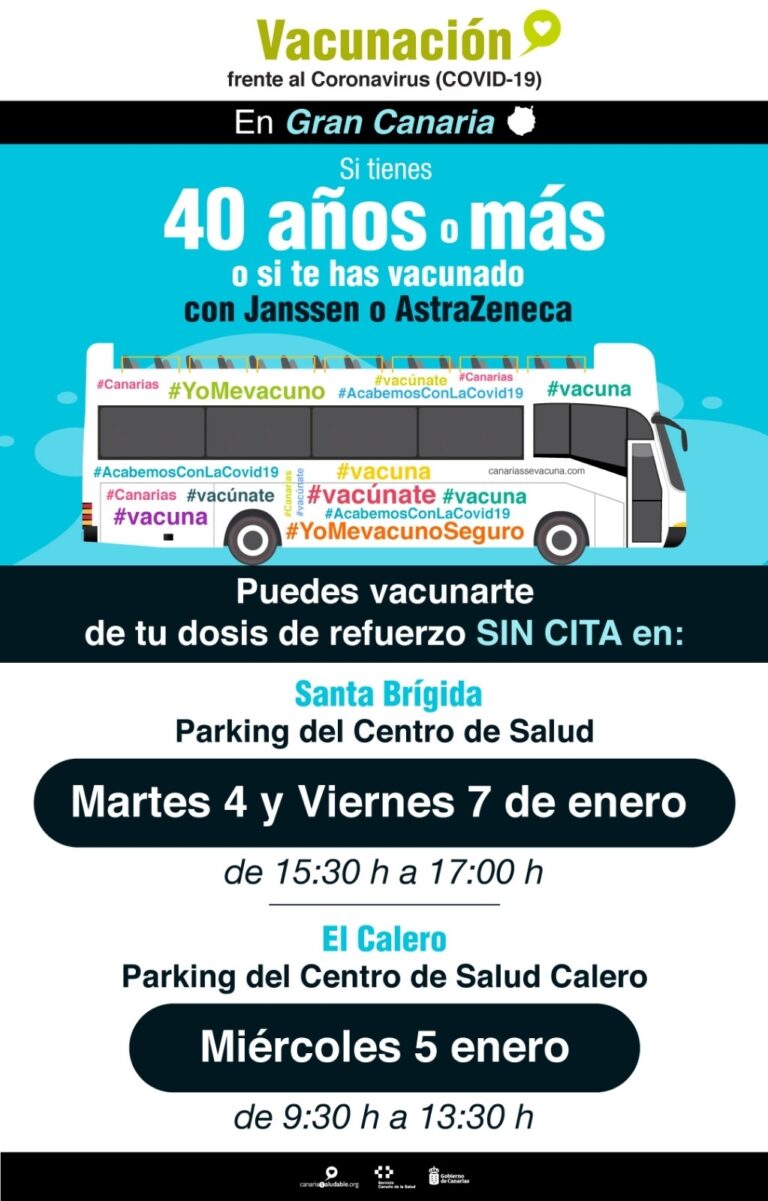 Sanidad activa las ‘vacuguaguas’ para impulsar las dosis de refuerzo a mayores de 40 años