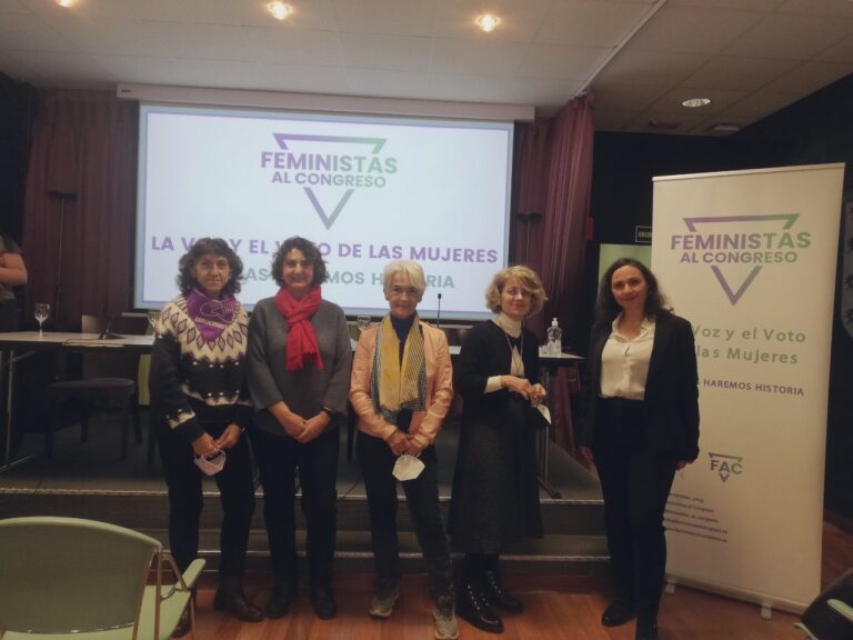 ‘Idolos de Tara’ charla con Feministas al Congreso