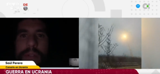Saúl Perera, canario en Ucrania: «Hay que salir de aquí cuanto antes»