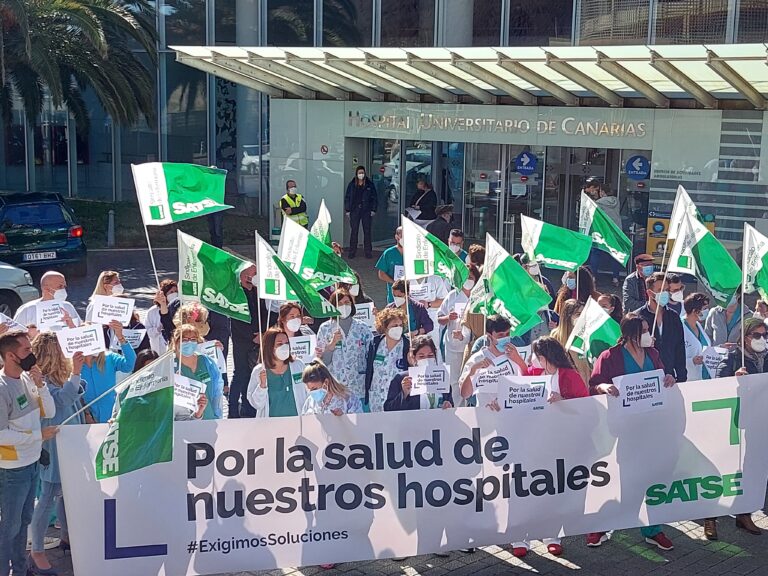 El SATSE alerta de listas espera disparadas en la sanidad canaria e infraestructuras insuficientes