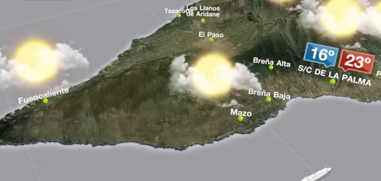 Tiempo revuelto este jueves en Canarias