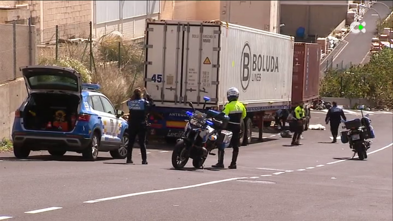 Fallece una varón de 52 años en accidente de moto en Santa Cruz de Tenerife