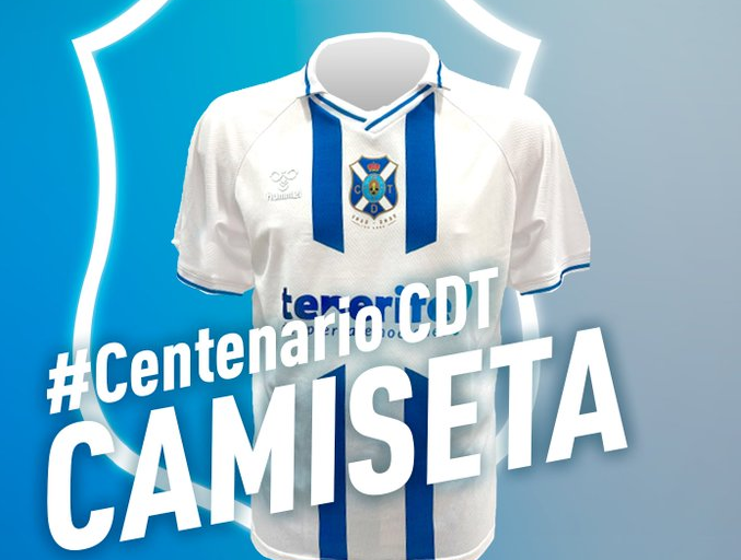 El Tenerife estrenará ante el Valladolid la equipación de su centenario