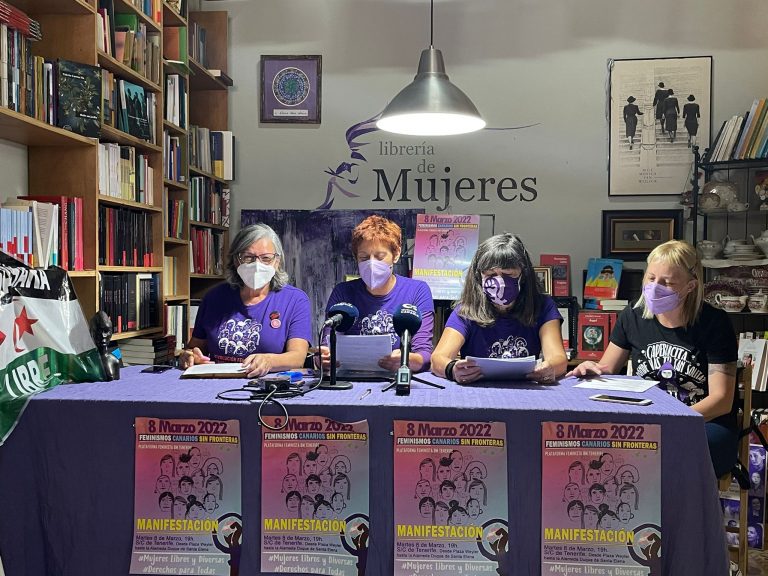 Manifestación en el Día Internacional de la Mujer, el 8 de marzo