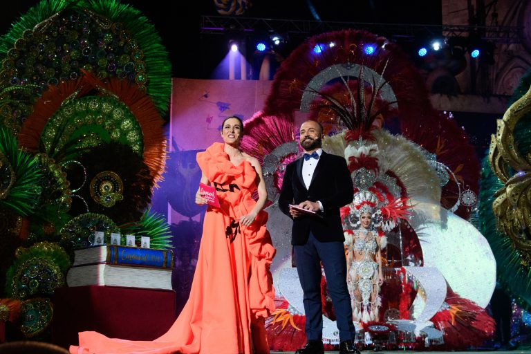 Raquel Sánchez Silva, Paco Luis Quintana y Kike Pérez, presentadores de la Gala de la Reina