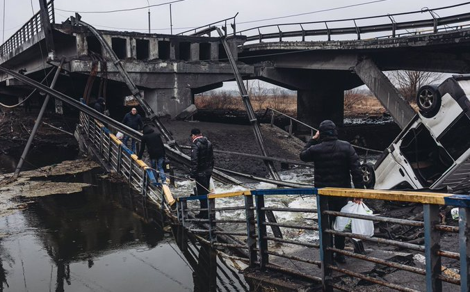 Entramos en un hospital de Kiev, donde esperan a los heridos de guerra