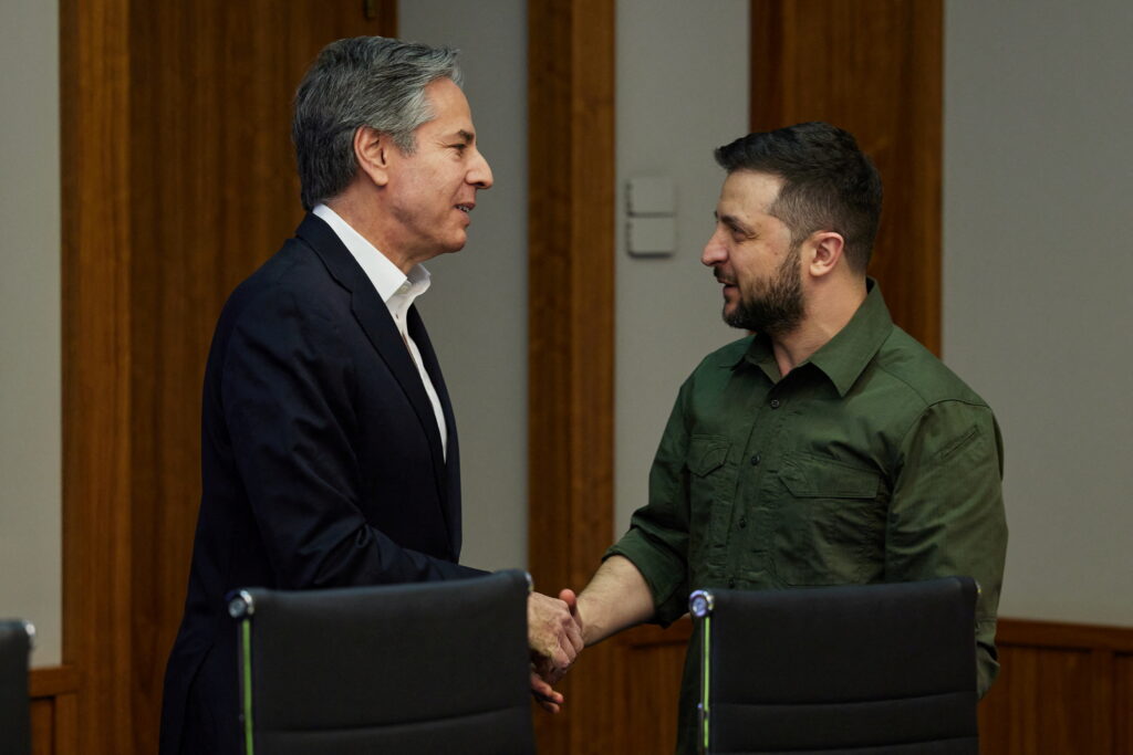 EEUU afirma que Rusia está fracasando. Zelenski se reúne con el secretario de Estado de Estados Unidos, Antony Blinken
