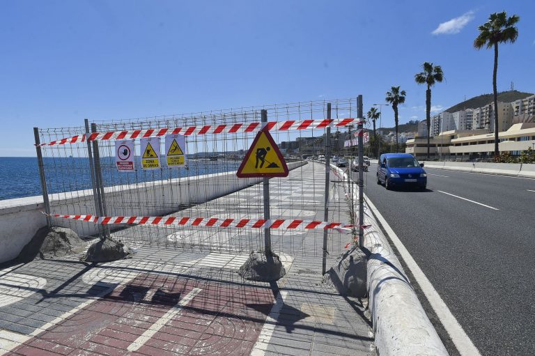 El hormigonado del socavón de la Avenida Marítima empezará el próximo domingo