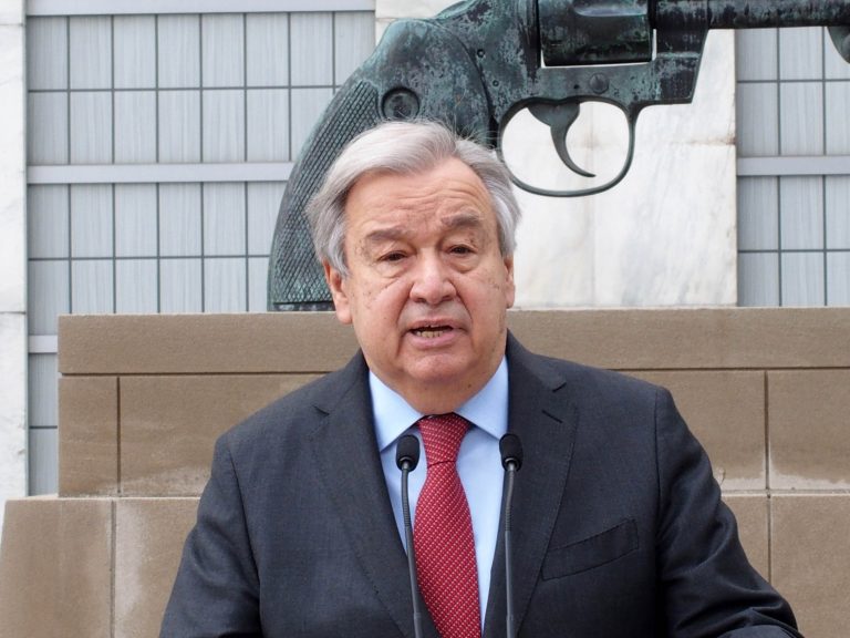 António Guterres pide ser recibido por Putin y Zelenski