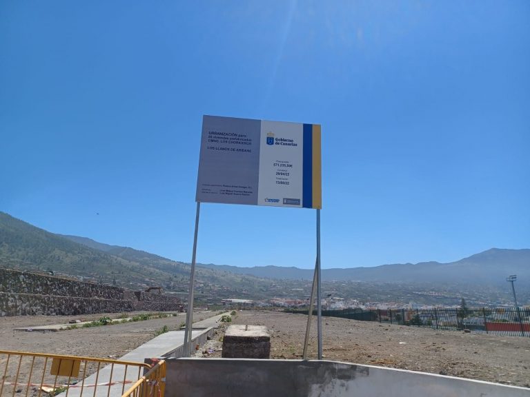 Arrancan las obras de 121 viviendas para afectados por el volcán