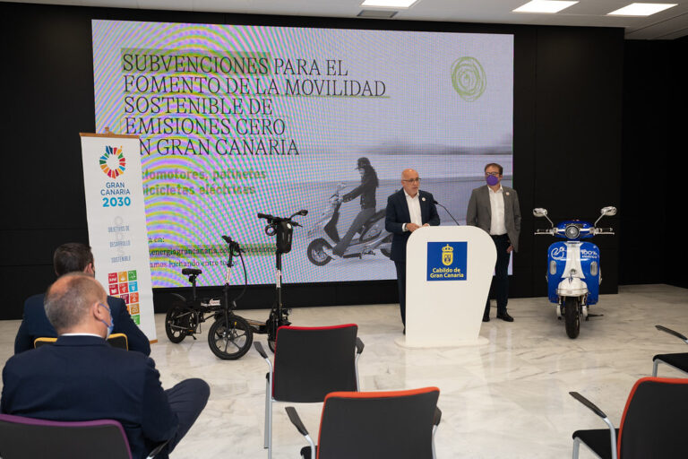 El Cabildo de Gran Canaria subvenciona la compra de ciclomotores, bicicletas y patinetes eléctricos